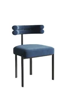 Обеденный стул Итальянский Простой креативный стул с полудуговой спинкой, домашний туалетный стул, повседневный стул для кафе