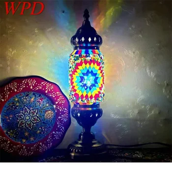 Настольная лампа WPD в европейском стиле в стиле ретро, Романтическая креативная светодиодная Настольная лампа для дома, гостиной, спальни, Прикроватной тумбочки
