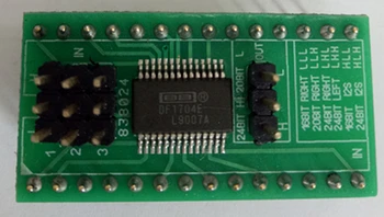 Готовая плата от DF1704 до SM5813, поддерживающая несколько форматов ввода сигнала I2S, 20-битный или 24-битный